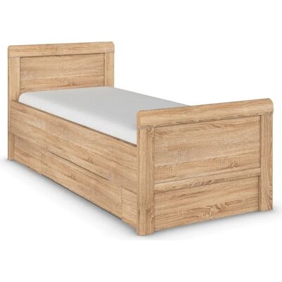 RAUCH - Evelyn - Braun Eiche Sonoma - Bett RAUCH - Evelyn - Braun Eiche Sonoma - Bett