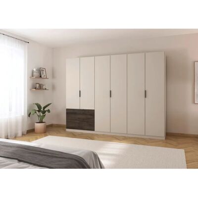 Kleiderschrank Koda beige - 3D/Tür/210cm Kleiderschrank Koda beige - 3D/Tür/210cm