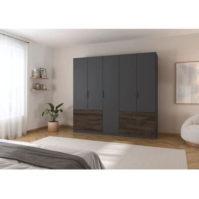 Kleiderschrank Koda von Rauch - 3 Einlegeböden, 3 Stangen Kleiderschrank Koda von Rauch - 3 Einlegeböden, 3 Stangen