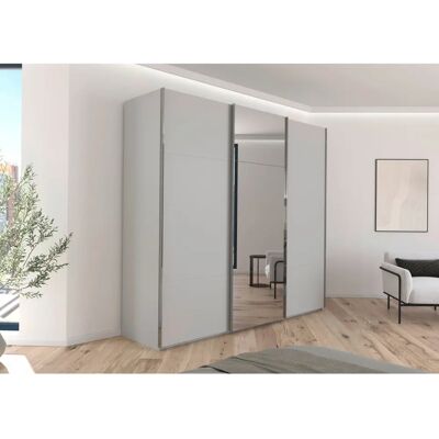 rauch ORANGE CONTIDO - Seidengrau - B242cm H223cm T68cm - Schwebetürenschrank rauch ORANGE CONTIDO - Seidengrau - B242cm H223cm T68cm - Schwebetürenschrank
