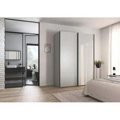 rauch ORANGE CONTIDO Seidengrau 162 cm x 223 cm Schwebetürenschrank rauch ORANGE CONTIDO Seidengrau 162 cm x 223 cm Schwebetürenschrank