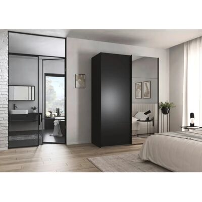 rauch ORANGE CONTIDO Schwarz Schwebetürenschrank 162 cm Wardrobe rauch ORANGE CONTIDO Schwarz Schwebetürenschrank 162 cm Wardrobe
