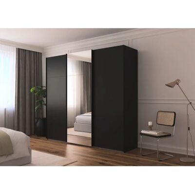 rauch ORANGE - Contido - Schwarz - B242 H223 T68 cm - Wardrobe rauch ORANGE - Contido - Schwarz - B242 H223 T68 cm - Wardrobe