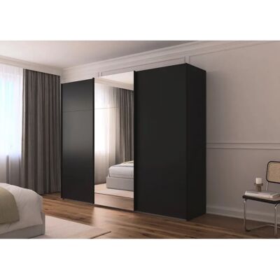 rauch ORANGE CONTIDO Schwarz 271 cm Schwebetürenschrank rauch ORANGE CONTIDO Schwarz 271 cm Schwebetürenschrank