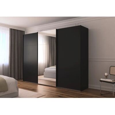 rauch ORANGE – MÖBEL CONTIDO - Schwarz - 301 cm breit - Kleiderschrank rauch ORANGE – MÖBEL CONTIDO - Schwarz - 301 cm breit - Kleiderschrank