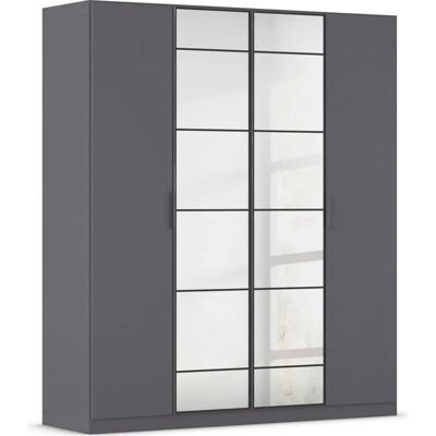 RAUCH Acero Drehtürenschrank - Loft-Optik mit Spiegel RAUCH Acero Drehtürenschrank - Loft-Optik mit Spiegel