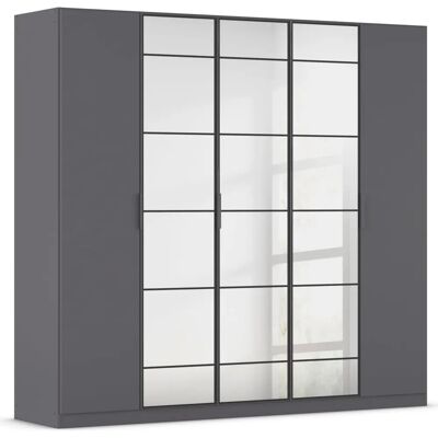 RAUCH Acero 5-türiger Kleiderschrank - Moderner Loft-Stil RAUCH Acero 5-türiger Kleiderschrank - Moderner Loft-Stil