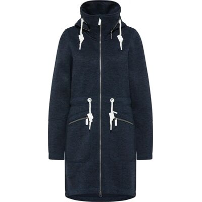 ICEBOUND Yuka fleece jas - Marine Melange - Winter Outerwear ICEBOUND Yuka fleece jas - Marine Melange - Winter Outerwear