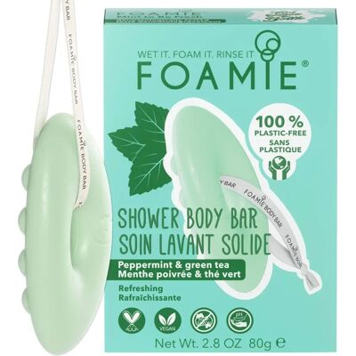 FOAMIE Soins Solides Menthe et Thé Vert - Nettoyant Corporel - Publicité FOAMIE Soins Solides Menthe et Thé Vert - Nettoyant Corporel - Publicité
