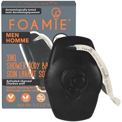 Foamie 3in1 Douche Lichaamszeep Voor Mannen Wat Een Man (90g) Foamie 3in1 Douche Lichaamszeep Voor Mannen Wat Een Man (90g)