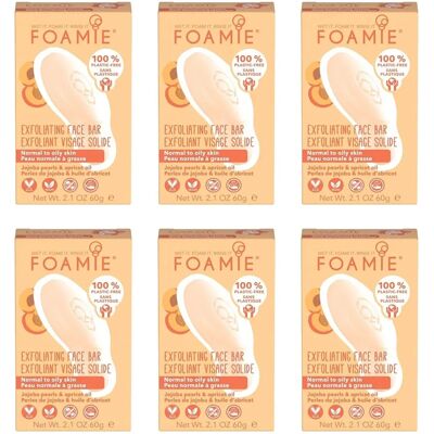Foamie Jojoba Abricot Barre Visage - Savon exfoliant pour peau normale à grasse - Publicité Foamie Jojoba Abricot Barre Visage - Savon exfoliant pour peau normale à grasse - Publicité