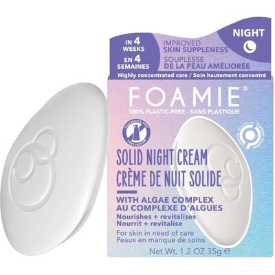 Foamie Solid Night Cream - Regenerates, Nourishes & Hydrates - Night Skincare Foamie Solid Night Cream - Regenerates, Nourishes & Hydrates - Night Skincare
