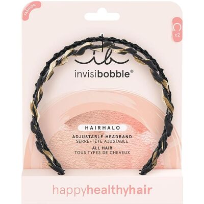 Bandeau Hairhalo True Dark Sparkle d'invisibobble - Accessoire pour cheveux Bandeau Hairhalo True Dark Sparkle d'invisibobble - Accessoire pour cheveux