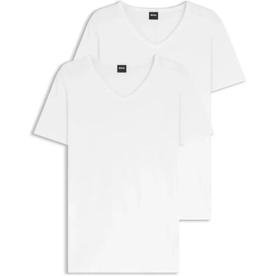 BOSS Modello 50475292 - Pack di 2 T-shirt Casual in Cotone per Uomini BOSS Modello 50475292 - Pack di 2 T-shirt Casual in Cotone per Uomini