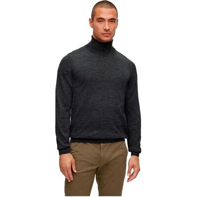 Boss Musso Grauer Slim Fit Wollpullover - Pullover Boss Musso Grauer Slim Fit Wollpullover - Pullover