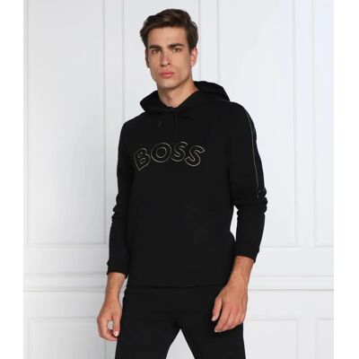 Bluza z kapturem BOSS Green Soody 2 - Czarna - Odpowiedni krój - Kieszeń kangurza - Długie rękawy - Z kapturem - Długość standardowa - Mężczyzna Bluza z kapturem BOSS Green Soody 2 - Czarna - Odpowiedni krój - Kieszeń kangurza - Długie rękawy - Z kapturem - Długość standardowa - Mężczyzna