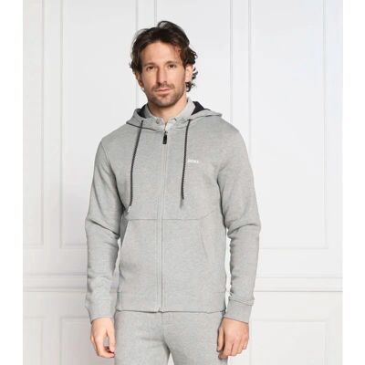 BOSS Saggy Hoodie - Jasnoszary - Luźny Krój BOSS Saggy Hoodie - Jasnoszary - Luźny Krój