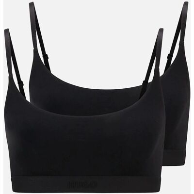 Hugo Boss - Twin Bralette Pure 10251671 - Sort - L Hugo Boss - Twin Bralette Pure 10251671 - Sort - L