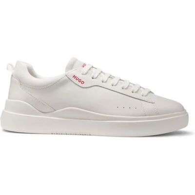 Baskets en cuir blanches Blake de HUGO - Chaussures Baskets en cuir blanches Blake de HUGO - Chaussures