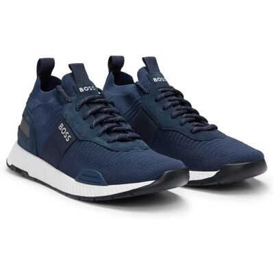 BOSS Titanium Runn Marine Baskets - Casual BOSS Titanium Runn Marine Baskets - Casual