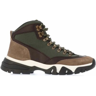 Buty trekkingowe Boss - Nubuk i skóra - Zielone Buty trekkingowe Boss - Nubuk i skóra - Zielone