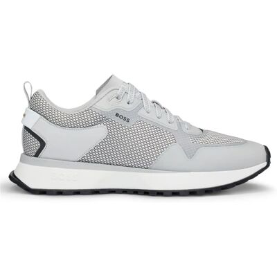 Boss Orange Jonah White/Gray Trainers - Shoe, Mesh, Lace Up Boss Orange Jonah White/Gray Trainers - Shoe, Mesh, Lace Up