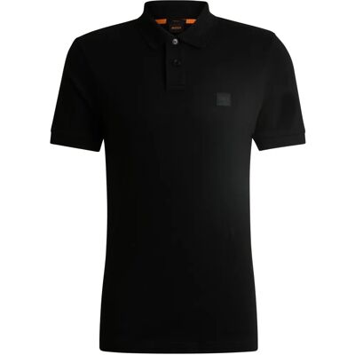 Hugo Boss Passenger (50507803) - Camiseta polo de corte slim en algodón elástico con parche de logo (50507803) negro Hugo Boss Passenger (50507803) - Camiseta polo de corte slim en algodón elástico con parche de logo (50507803) negro