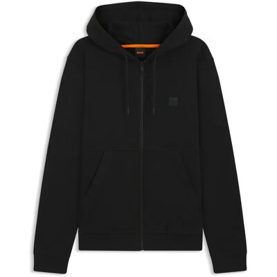 Hugo Boss Zetalky Sort Zip-up Hættetrøje - Hættetrøjer Hugo Boss Zetalky Sort Zip-up Hættetrøje - Hættetrøjer