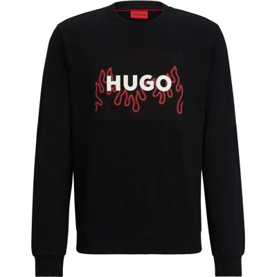 Sweter Hugo Duragol U241 Czarny - Sweter Sweter Hugo Duragol U241 Czarny - Sweter