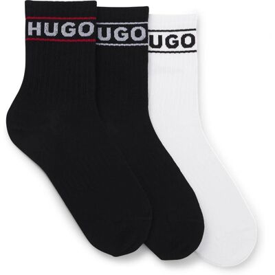 Hugo Boss Lot de 3 Chaussettes Logo Sportives pour Femmes Hugo Boss Lot de 3 Chaussettes Logo Sportives pour Femmes