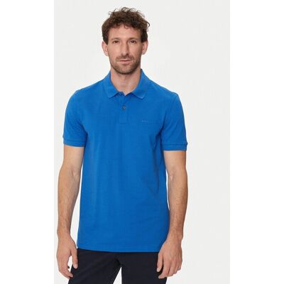 Boss Pallas Regular Fit Męska Koszulka Polo Niebieska Boss Pallas Regular Fit Męska Koszulka Polo Niebieska