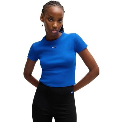 Hugo Blaue Damen-T-Shirt - T-shirt Hugo Blaue Damen-T-Shirt - T-shirt