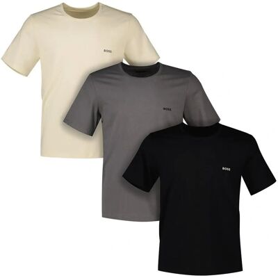 Hugo Boss 3-pak klassisk T-shirt (50517856-991) grå Hugo Boss 3-pak klassisk T-shirt (50517856-991) grå