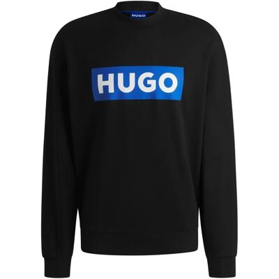 Hugo Boss Cotton terry sweatshirt with logo print (50522375) black Hugo Boss Cotton terry sweatshirt with logo print (50522375) black