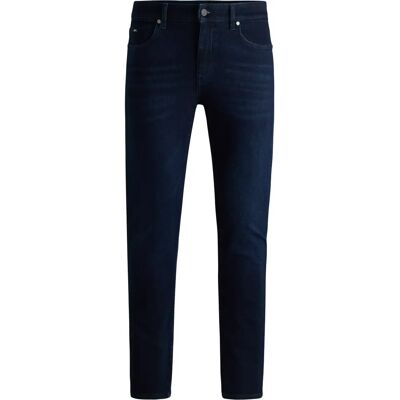 Hugo Boss Dark blue slim-fit jeans made from extra-soft denim (50523239) blue Hugo Boss Dark blue slim-fit jeans made from extra-soft denim (50523239) blue