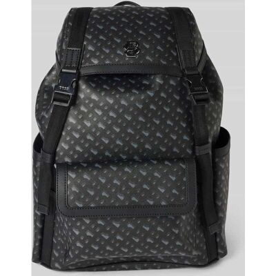 Boss Rucksack mit Label-Applikation Modell 'ICON' men Anthrazit Boss Rucksack mit Label-Applikation Modell 'ICON' men Anthrazit
