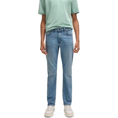 Hugo Boss Jasnoniebieskie dżinsy slim-fit w wygodnym stretch denimie (50524029) niebieskie Hugo Boss Jasnoniebieskie dżinsy slim-fit w wygodnym stretch denimie (50524029) niebieskie