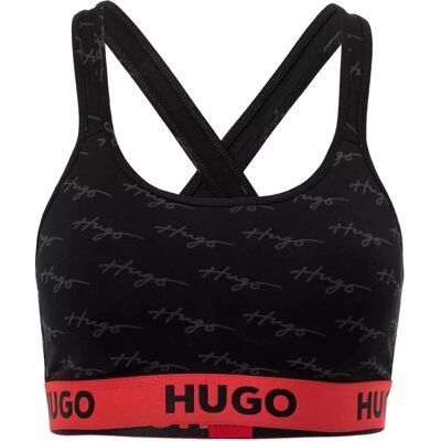 HUGO UNDERWEAR Bralette Pad SL Desi Fialová - Dámské Podprsenky HUGO UNDERWEAR Bralette Pad SL Desi Fialová - Dámské Podprsenky