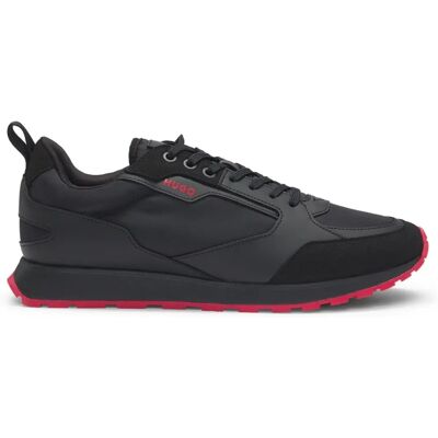 Baskets homme Hugo Boss Icelin Runn - Multimatière - Noir Baskets homme Hugo Boss Icelin Runn - Multimatière - Noir