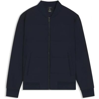 Niebieska kurtka z zamkiem i ociepleniem Hugo Boss - Kurtka Niebieska kurtka z zamkiem i ociepleniem Hugo Boss - Kurtka