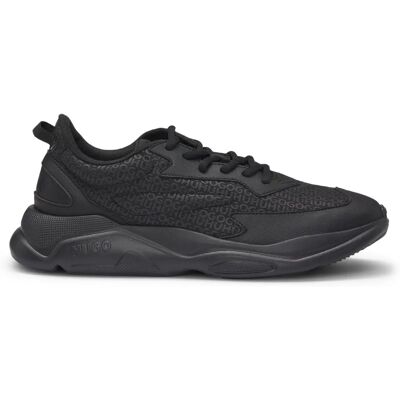 Hugo Boss Homme Hugo - Chaussures Monogramme Noires - Taille 10 - Publicité Hugo Boss Homme Hugo - Chaussures Monogramme Noires - Taille 10 - Publicité