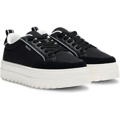 Baskets Hugo Boss Lyssa Tennis - Noir/Blanc Baskets Hugo Boss Lyssa Tennis - Noir/Blanc