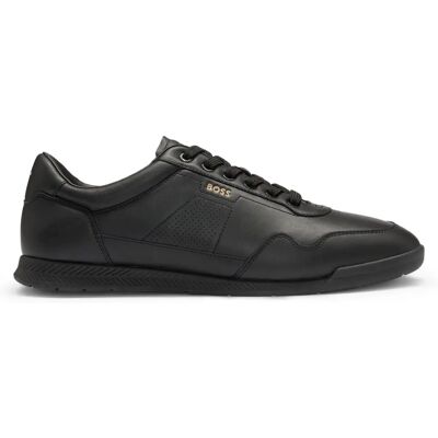 Buty sportowe z miękkiej skóry nappa Boss Titanium - Czarny - Casualowe Buty sportowe z miękkiej skóry nappa Boss Titanium - Czarny - Casualowe