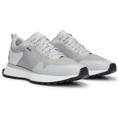 Buty Hugo Boss Jonah z siatką - Białe - Rozmiar 10 - Casual sportowe Buty Hugo Boss Jonah z siatką - Białe - Rozmiar 10 - Casual sportowe