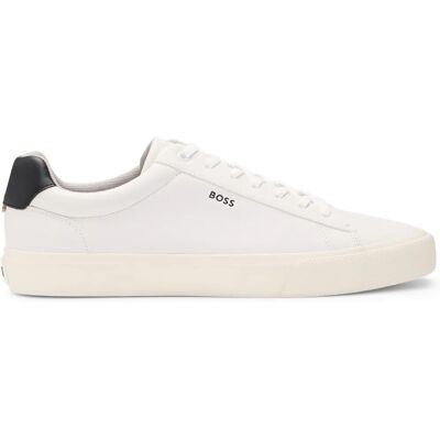 Hugo Boss Aiden Tenn Herren Schuhe - Weiß Casual Hugo Boss Aiden Tenn Herren Schuhe - Weiß Casual