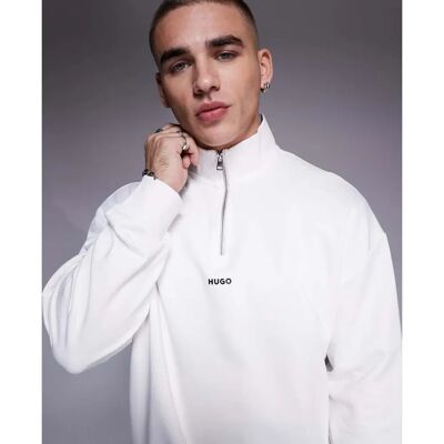 HUGO bomulds sweatshirt - Afslappet pasform HUGO bomulds sweatshirt - Afslappet pasform