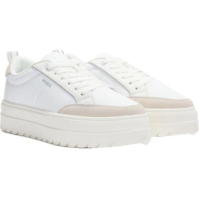 Baskets Lyssa Tennis Femme Hugo Boss - Blanc - Taille 39 Baskets Lyssa Tennis Femme Hugo Boss - Blanc - Taille 39