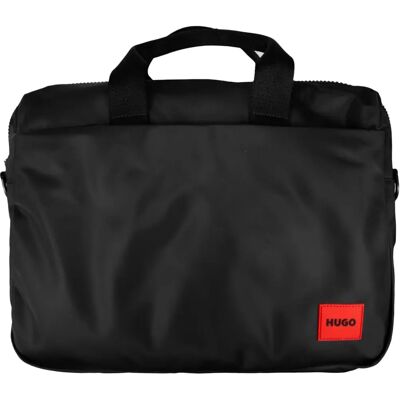 Sac HUGO Ethon - Sac pratique pour homme, Textile, Noir Sac HUGO Ethon - Sac pratique pour homme, Textile, Noir
