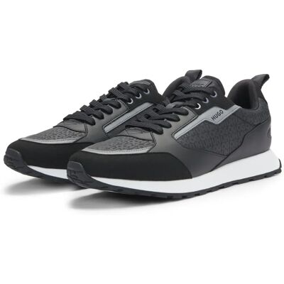 Baskets HUGO Icelin Running Mono noir - Taille 41 - Publicité Baskets HUGO Icelin Running Mono noir - Taille 41 - Publicité