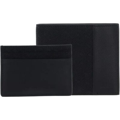 Boss Geschenk-Set aus Geldbörse und Kartenetui mit Monogrammen Boss Geschenk-Set aus Geldbörse und Kartenetui mit Monogrammen